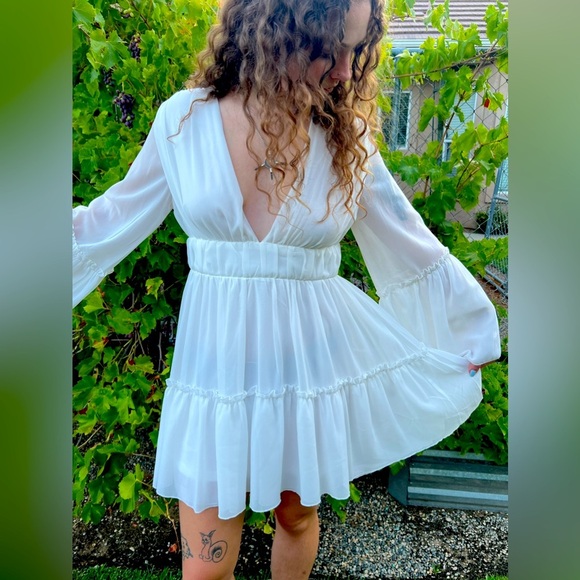 Women’s Boho dress size large never worn - Picture 1 of 9